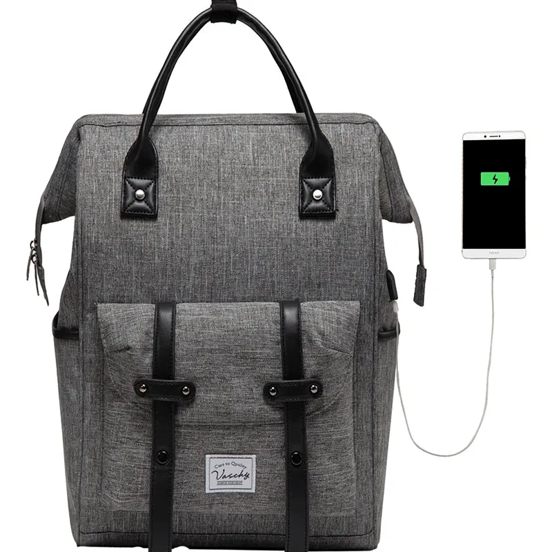 15.6 Inch Laptop Backpack With USB Charger