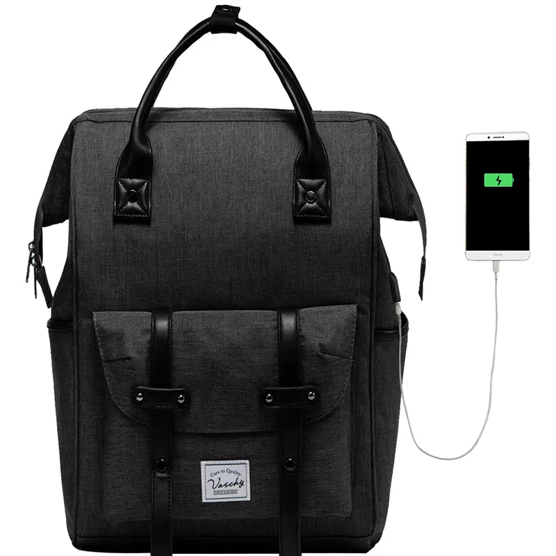 15.6 Inch Laptop Backpack With USB Charger