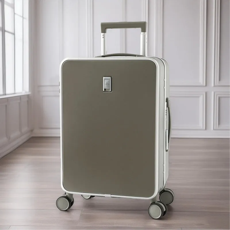 20 inch Trolley Bag - Lightweight Polycarbonate Suitcase | 39 Liters | Dark Gold