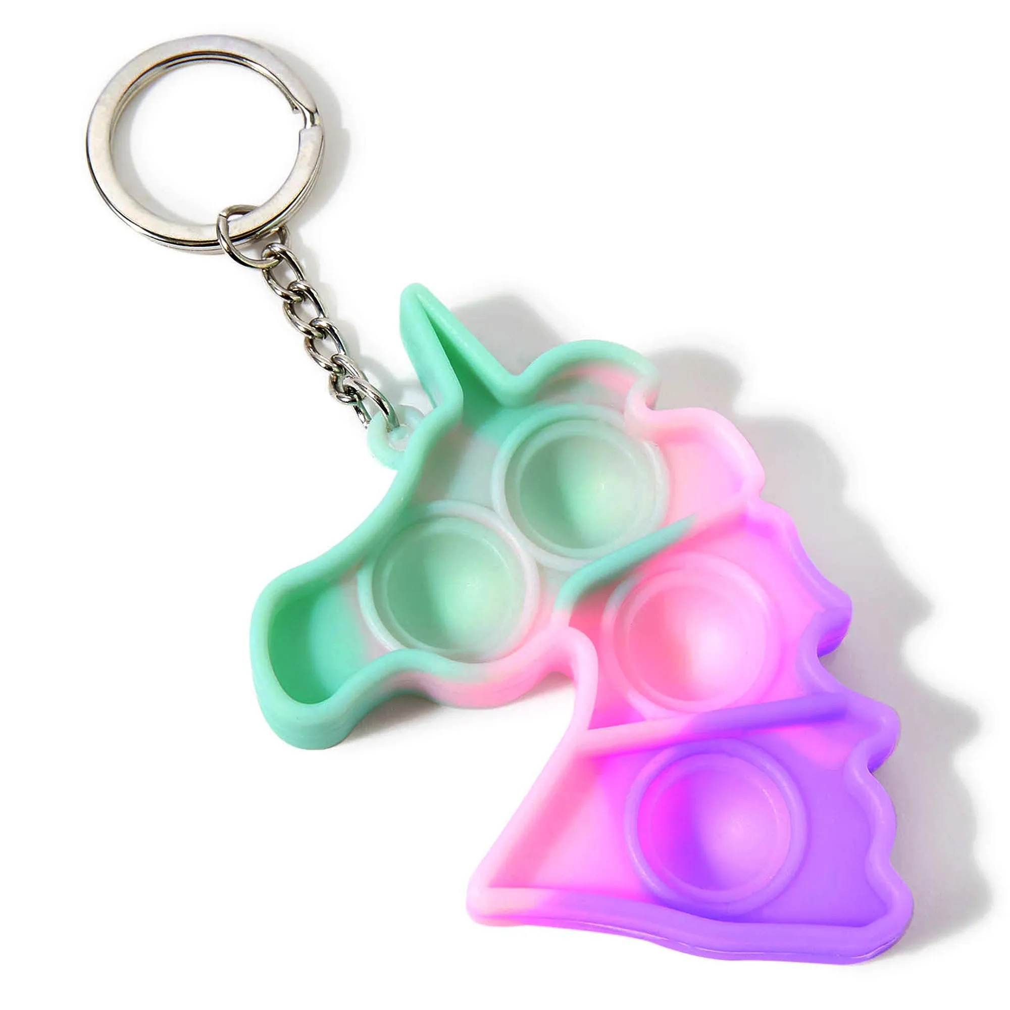 Accessorize London Girl's Unicorn Push Popper Keyring