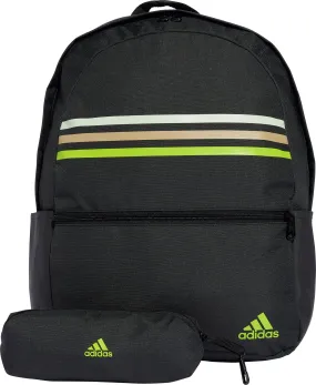 adidas Classic Horizontal 3 Stripes Backpack - Black