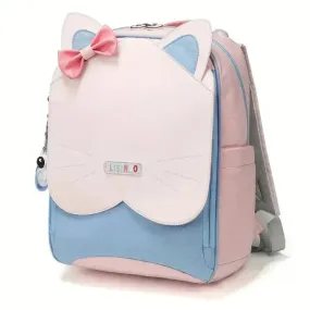 Adorable Cat Themed School College Backpack