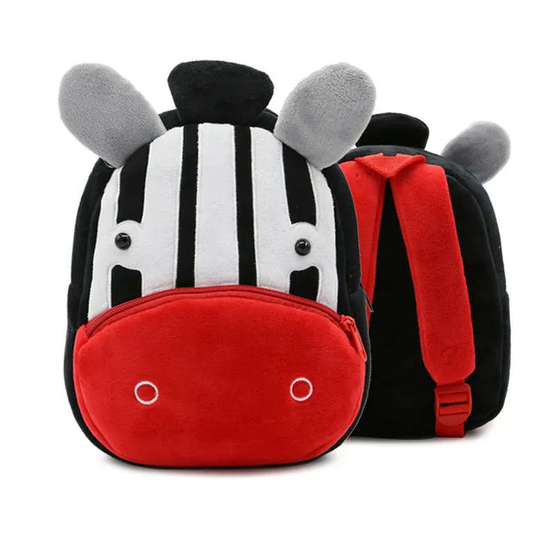 Adorable Zoo Series Plush Backpack for Kids  Perfect Gift