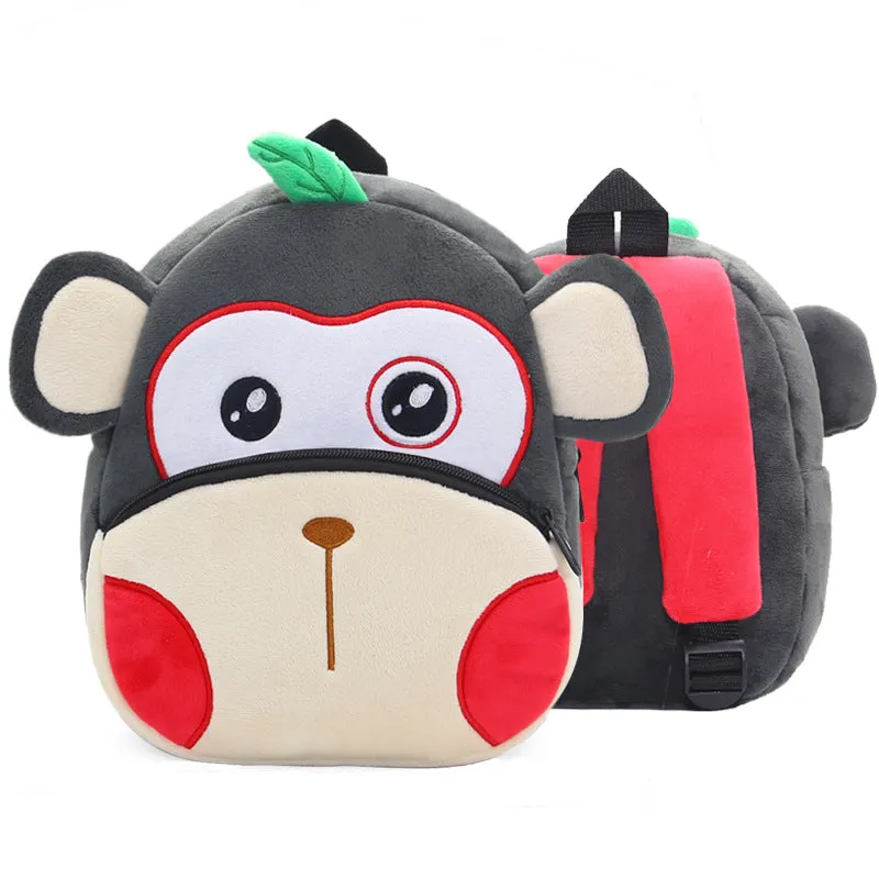 Adorable Zoo Series Plush Backpack for Kids  Perfect Gift