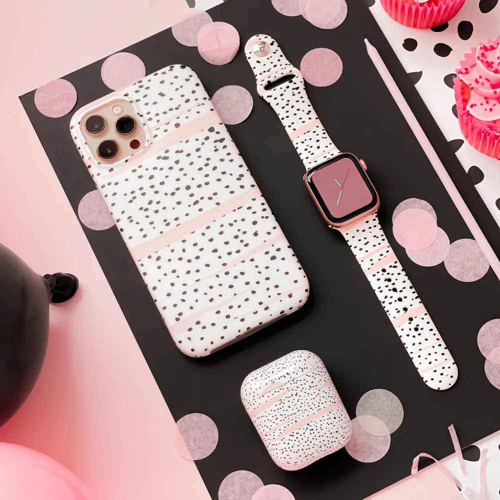 Airpods Case - Pink Dalmatian