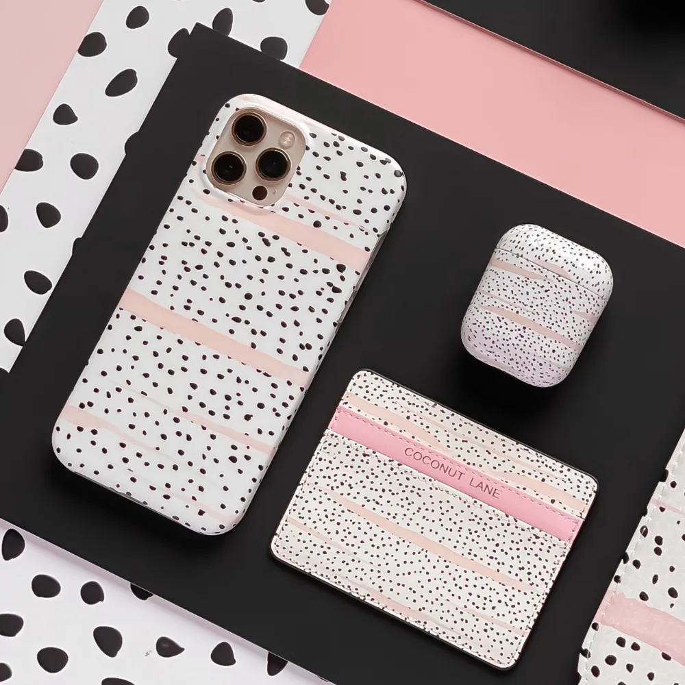 Airpods Case - Pink Dalmatian