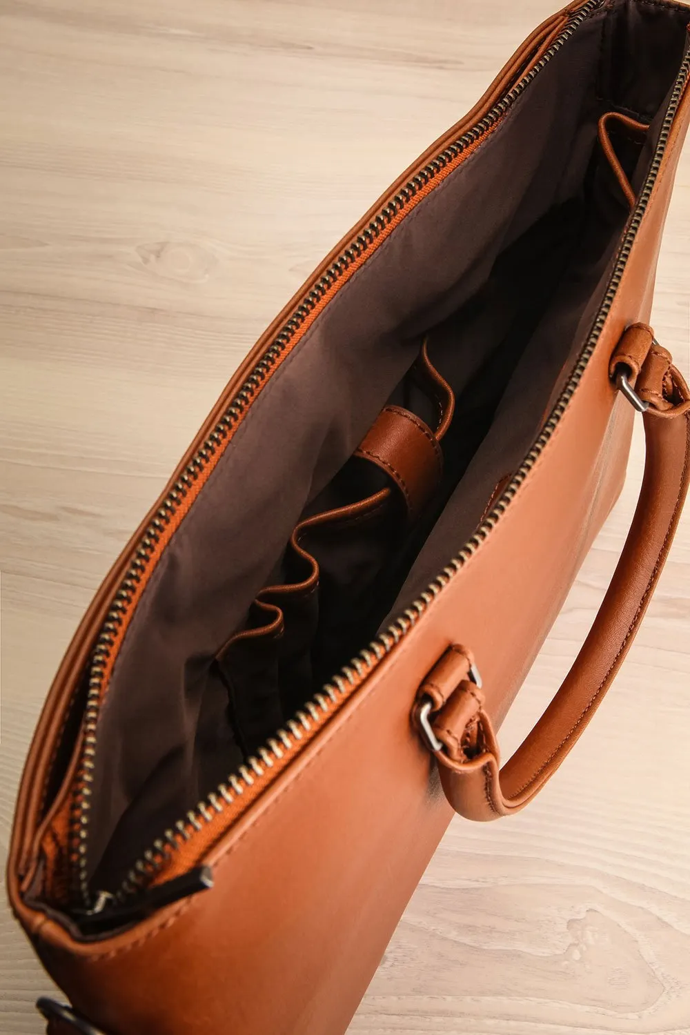 Alban Chili | Brown Briefcase