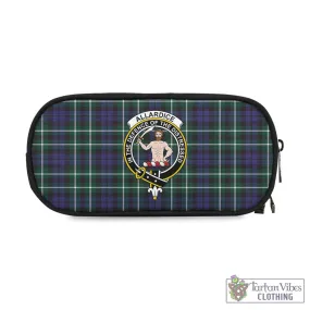 Allardice Tartan Pen and Pencil Case with Family Crest