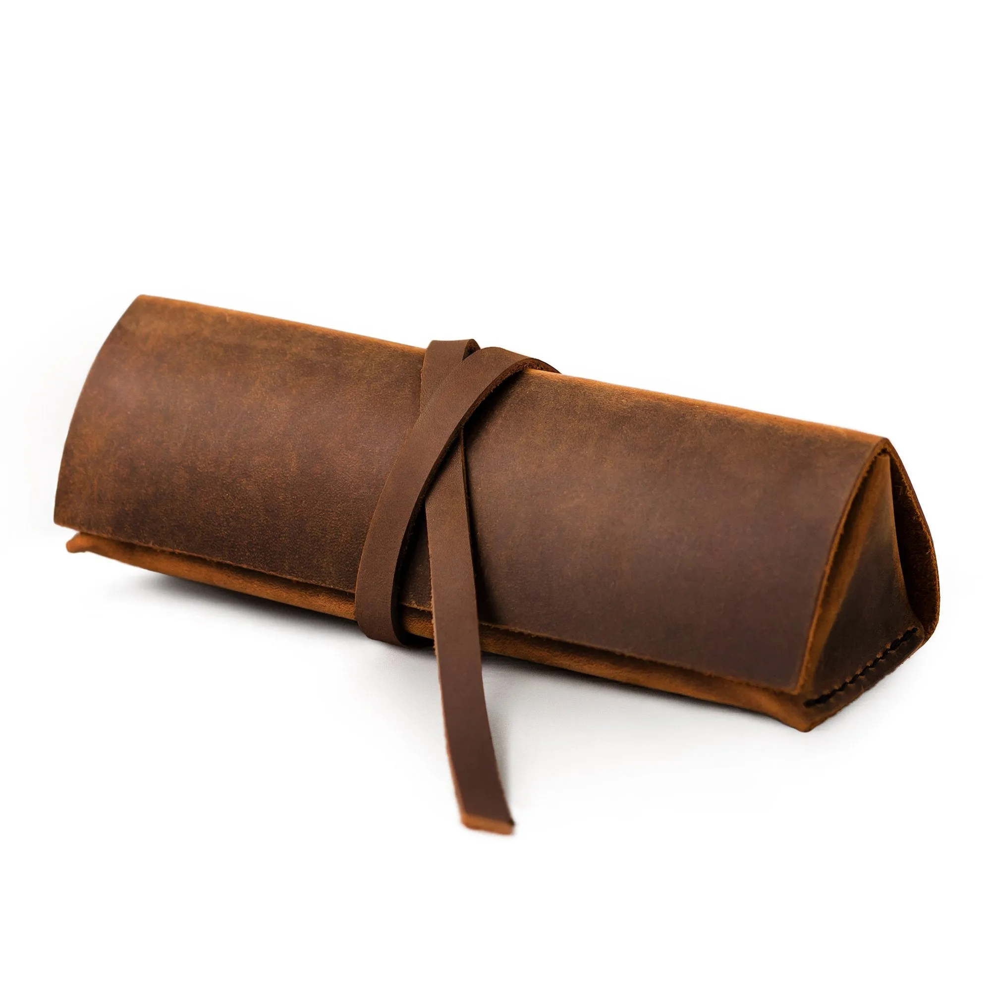 'Almost Perfect' Leather Artist Pencil Case