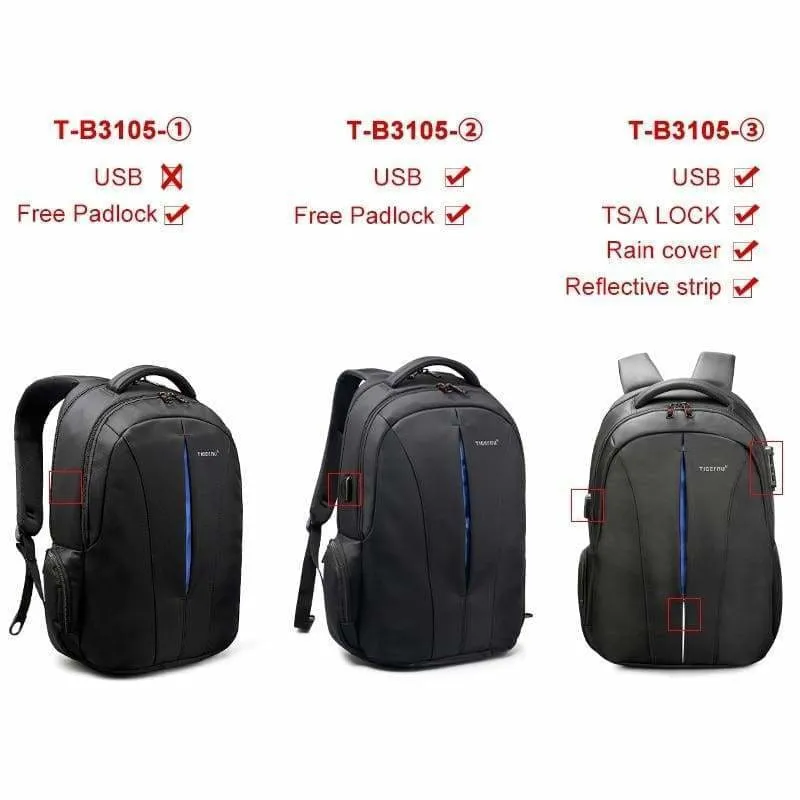 Anti Theft Laptop Backpack Splash Proof  Just For You