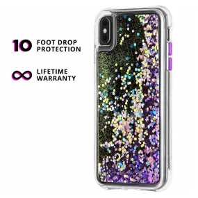 Apple iPhone Xs Max Case-Mate Waterfall Glow Case - Purple Glow