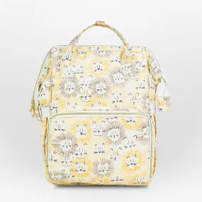 Art on Canvas - Chic Diaper Bag Backpack for New Parents (Capacity - 20L) , Roarsome