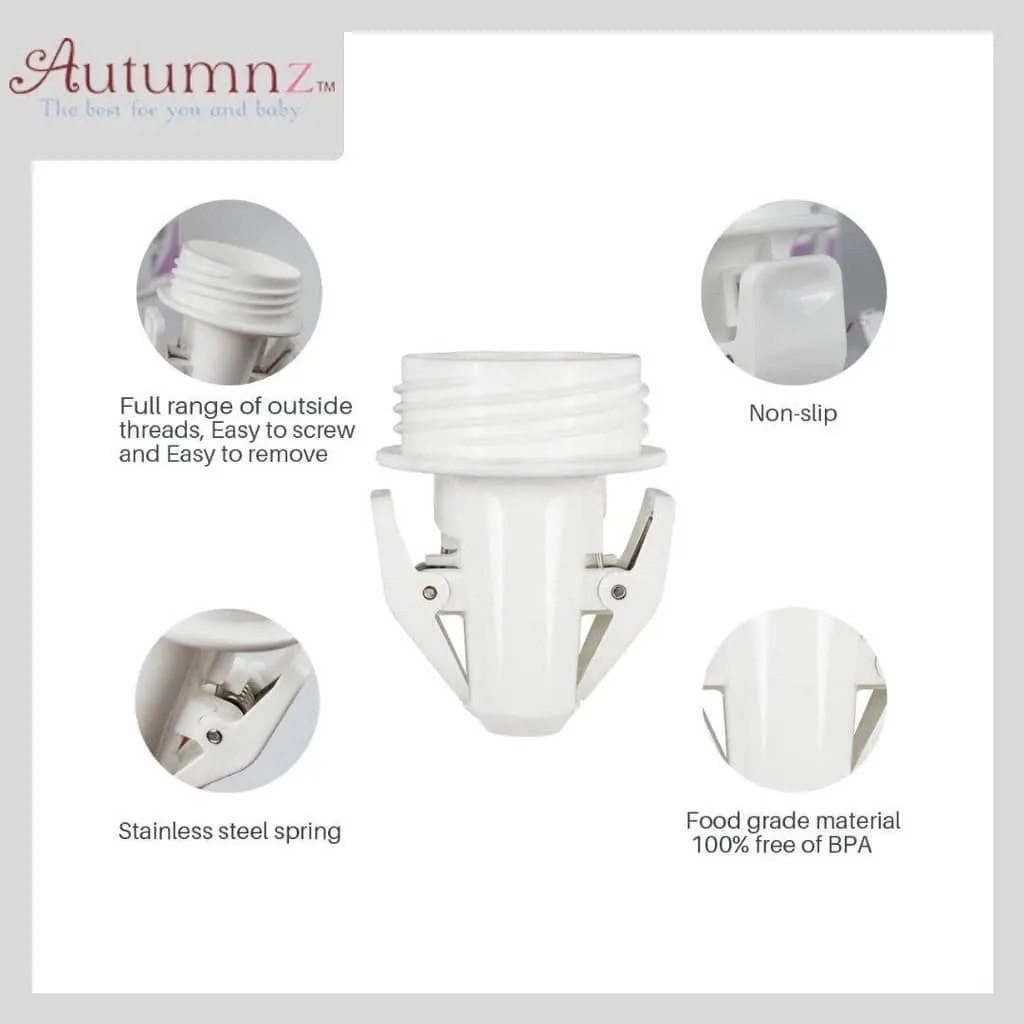 Autumnz Breastmilk Storage Bag Adapter (Wide Neck)