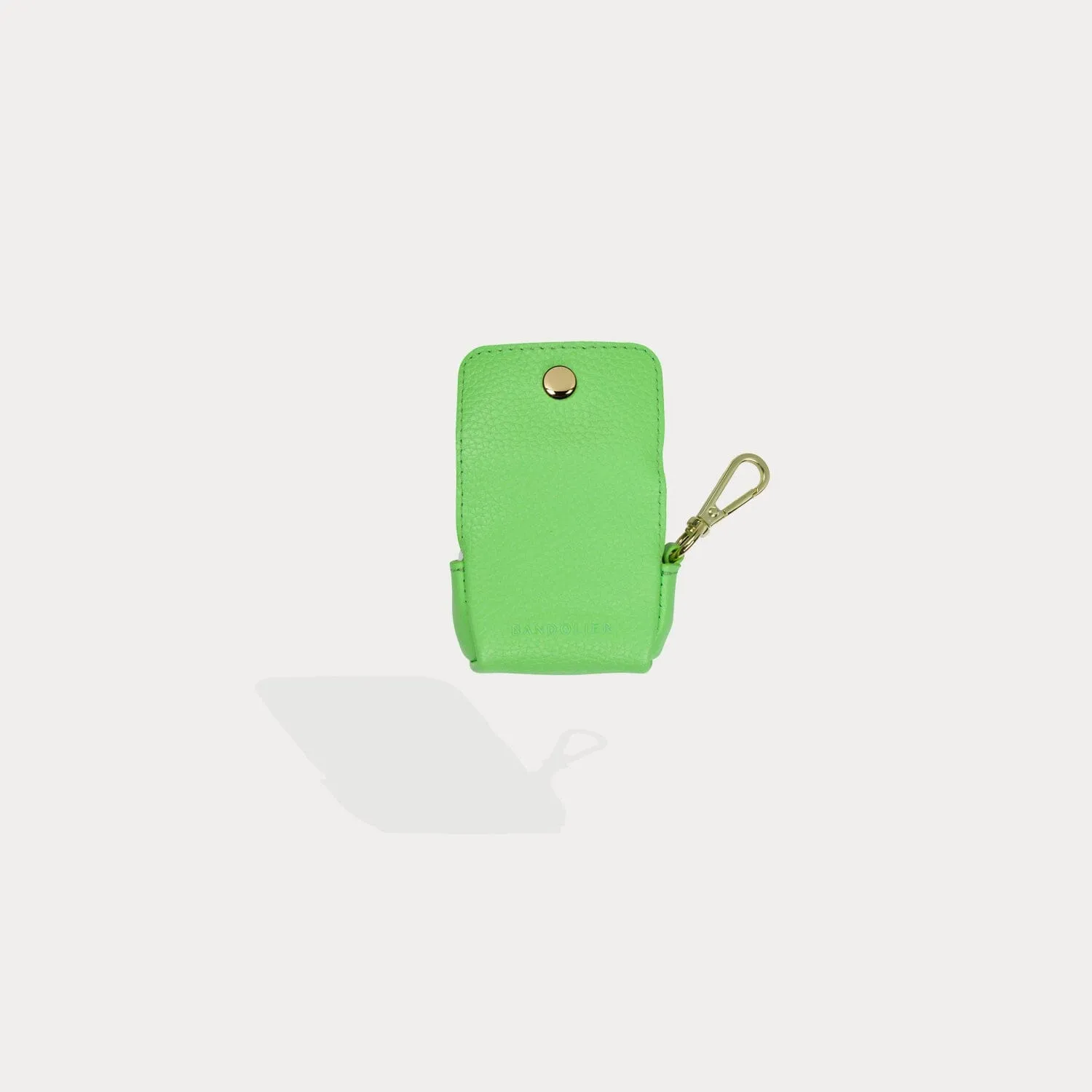 Avery AirPods Clip-On Pouch - Neon Green/Gold