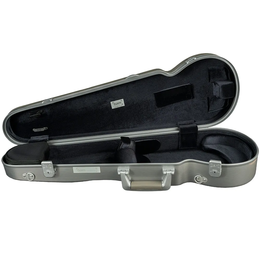 BAM Hightech L'Etoile Contoured Violin Case Gray