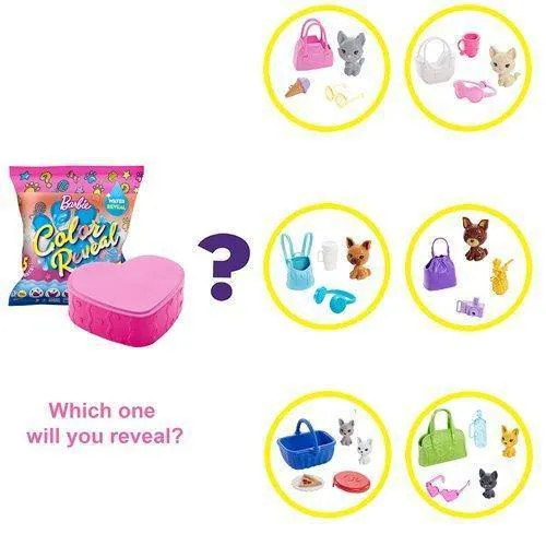 Barbie Color Reveal Pet Sunny Series - (1) bag with (1) item