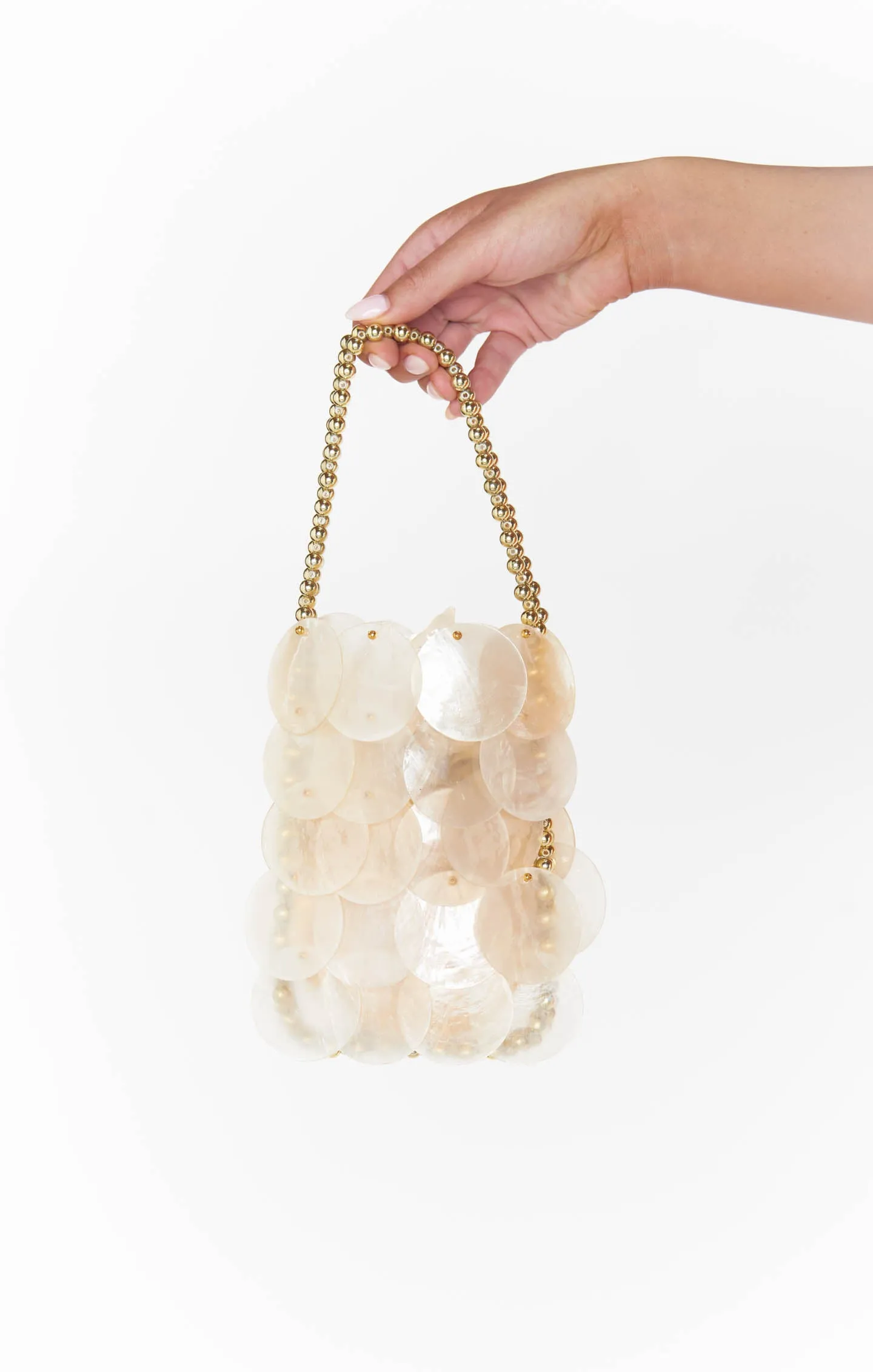 Becca Shell Bag ~ Ivory