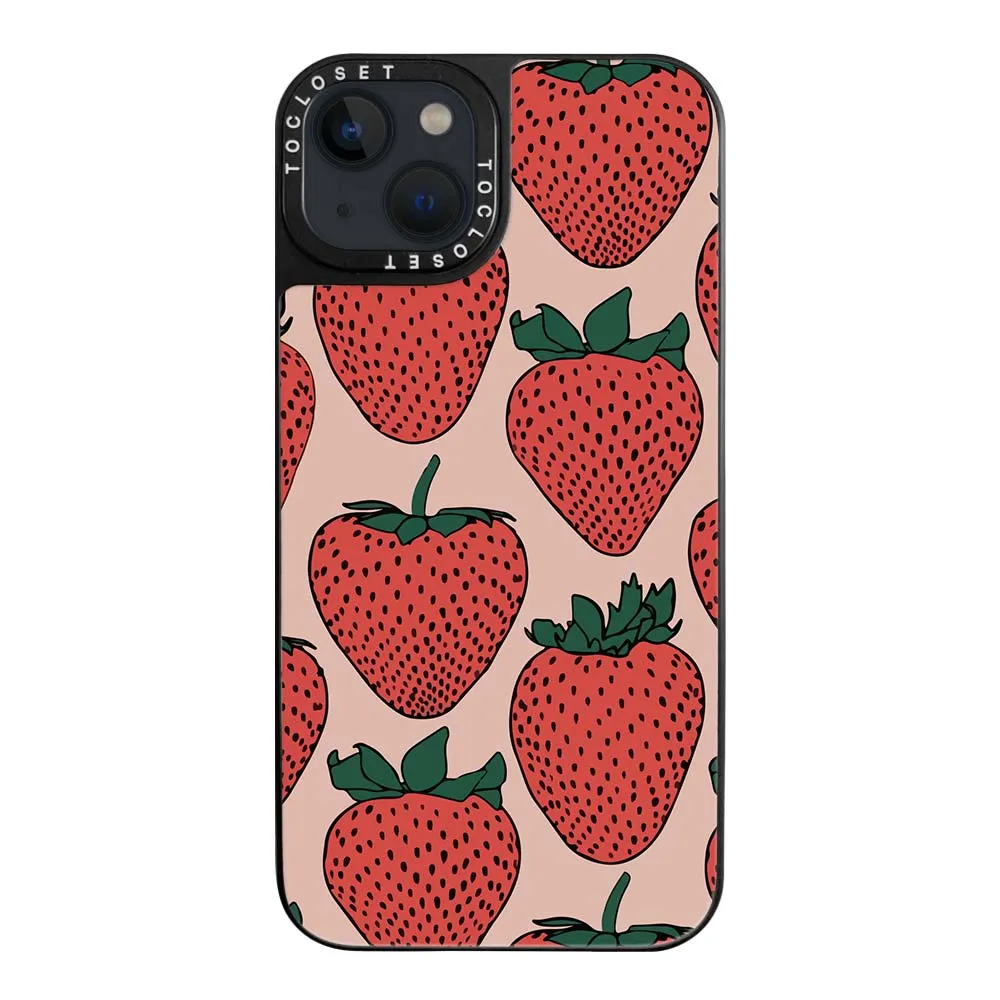 Berry Chic Designer iPhone 13 Case Cover