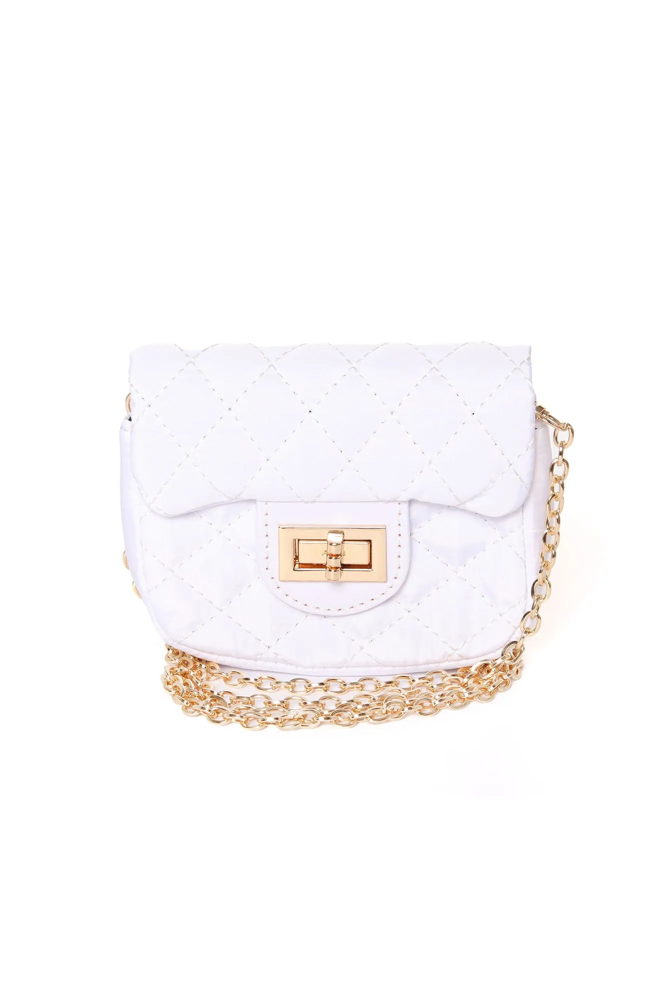 Better Than Ever Micro Mini Bag - White