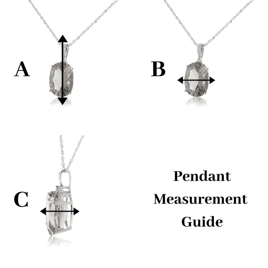 Bezel Set Diamond Cross Pendant