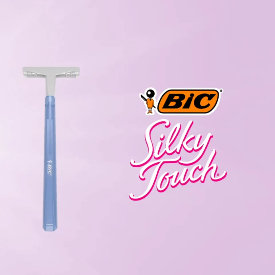 BIC Silky Touch Disposable Razors for Women Value Pack, 2-Blade Comfortable Shave, 18 Pack