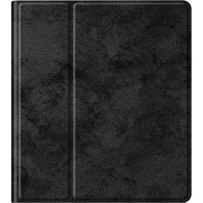 Black Leather Bi-Fold Folio Case - reMarkable 2