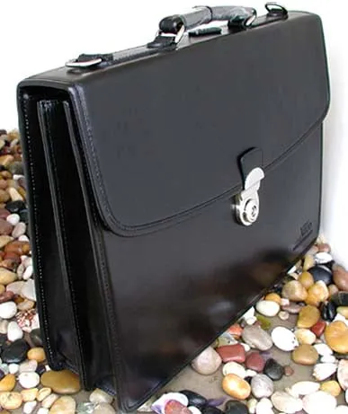 Black Leather Briefcase