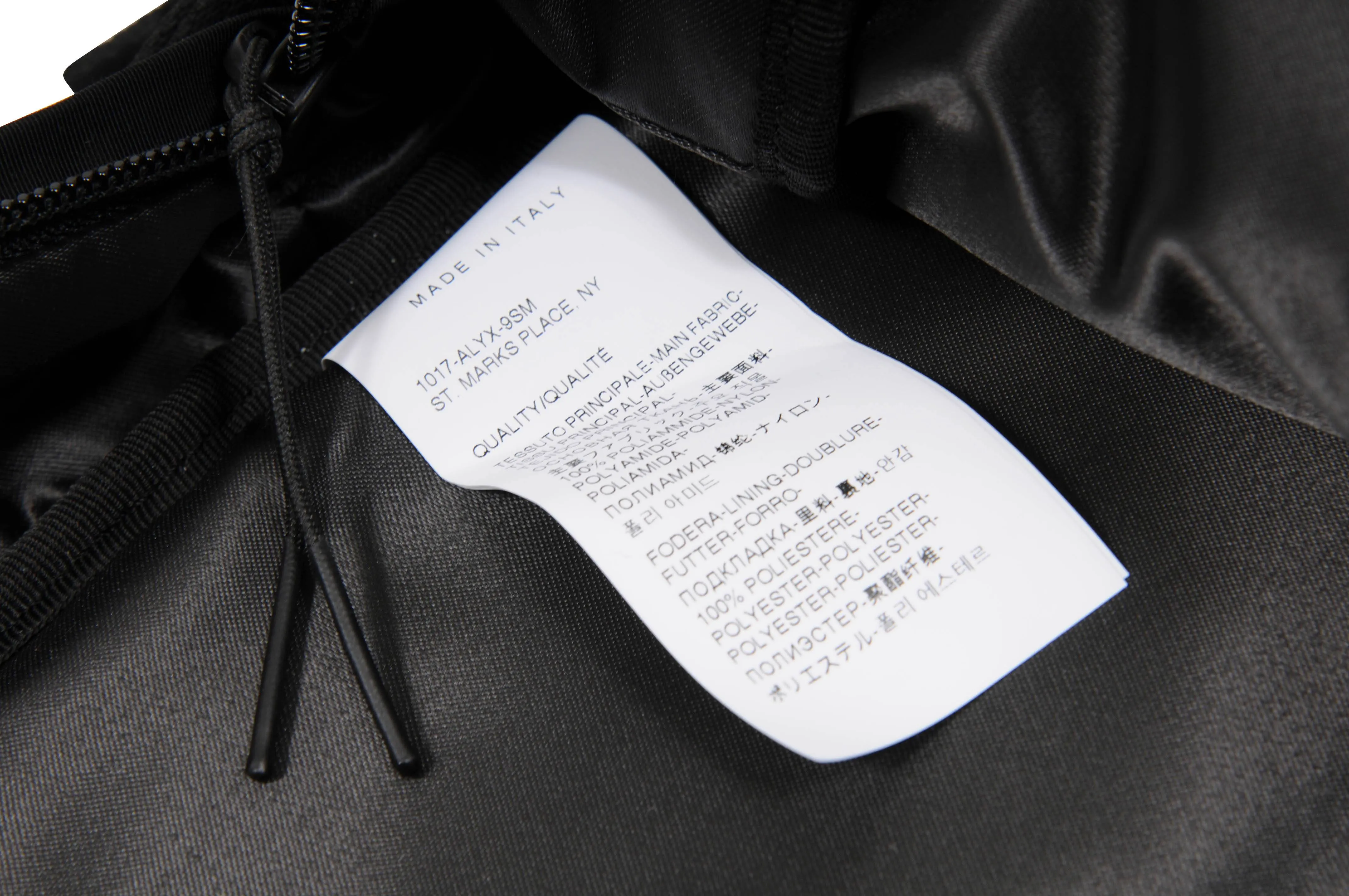 Black Nylon Camping Backpack