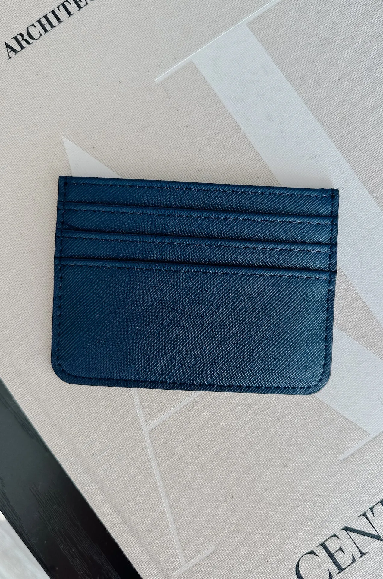 Blue Card Holder