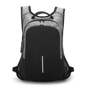 Bobby XD Design Medium Anti-Theft 15" Laptop Backpack with TSA Lock and USB Charging Port