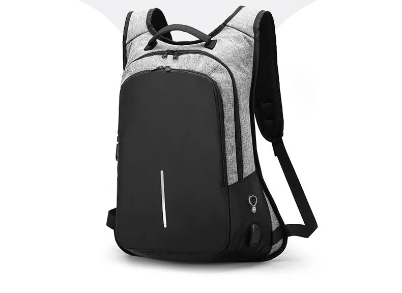 Bobby XD Design Medium Anti-Theft 15" Laptop Backpack with TSA Lock and USB Charging Port