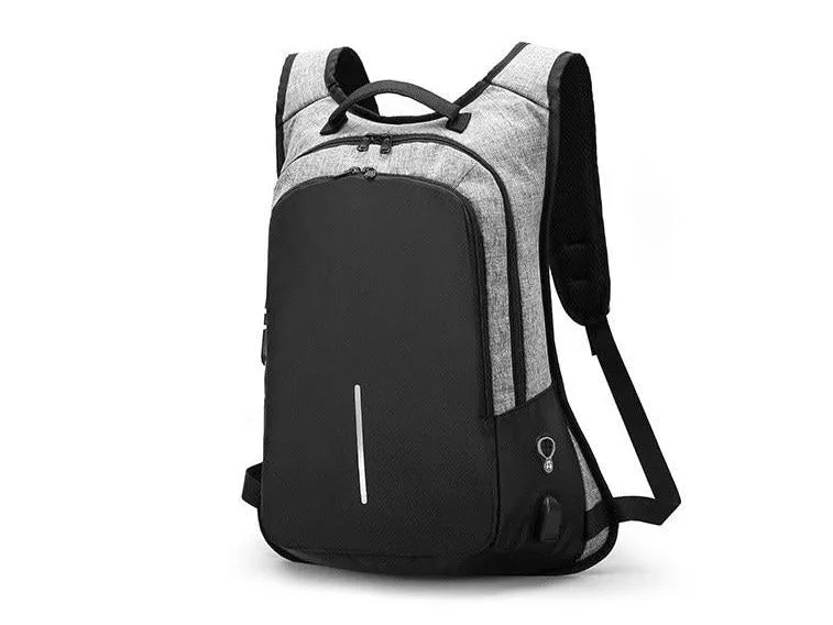 Bobby XD Design Medium Anti-Theft 15" Laptop Backpack with TSA Lock and USB Charging Port