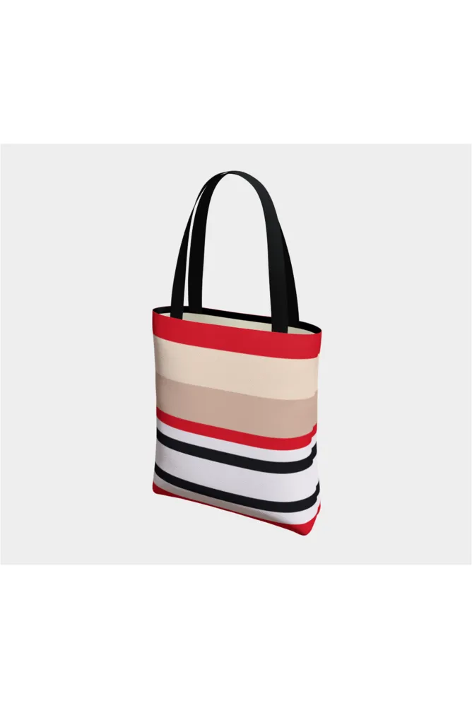 Bold Stripe Tote Bag