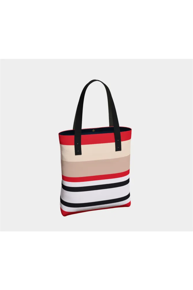 Bold Stripe Tote Bag