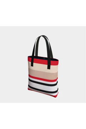 Bold Stripe Tote Bag