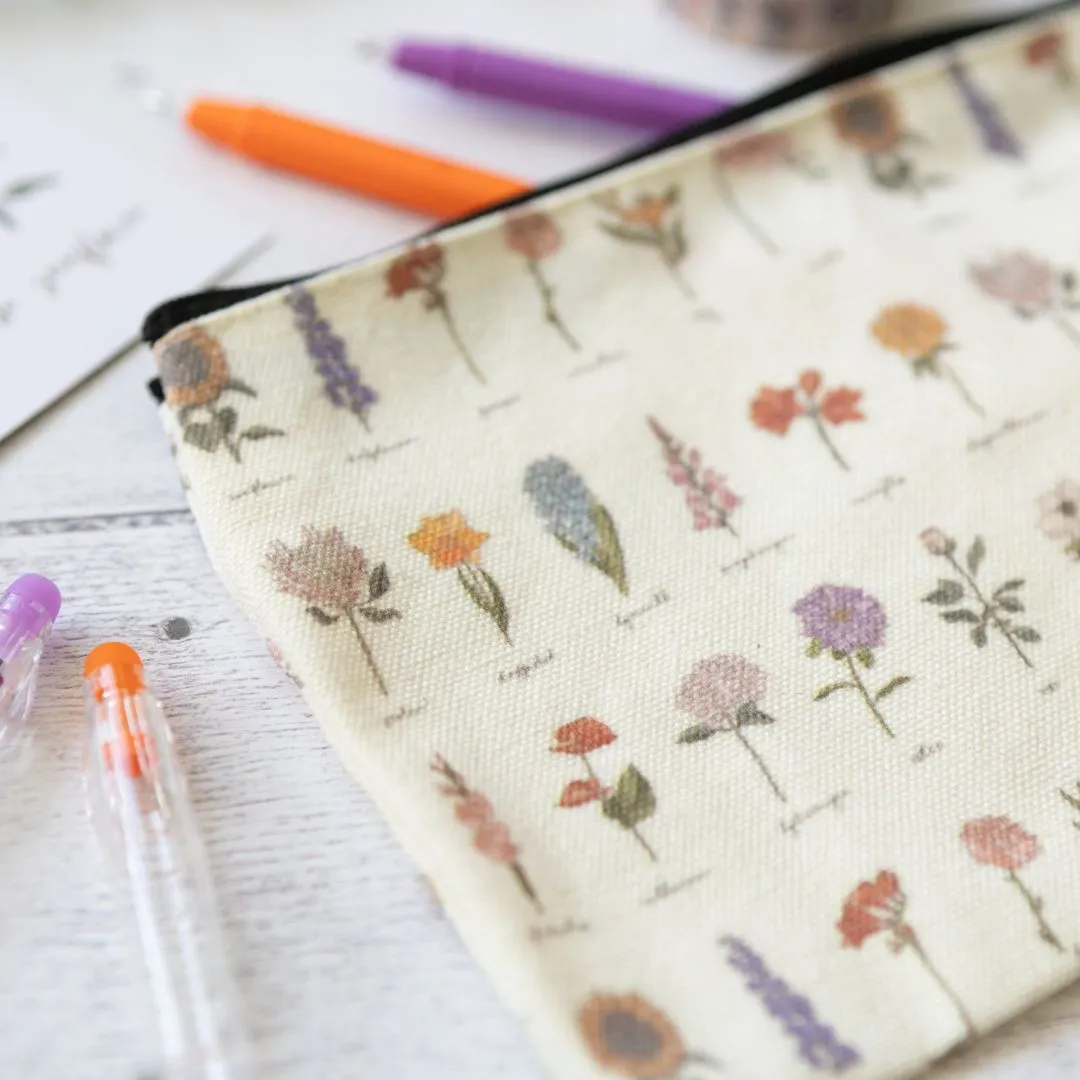 Botanics Canvas Pencilcase