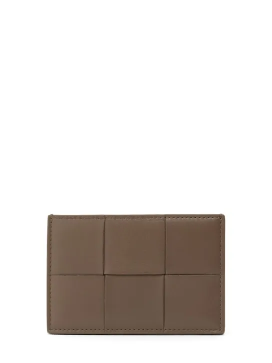 Bottega Veneta   Cassette leather credit card case 