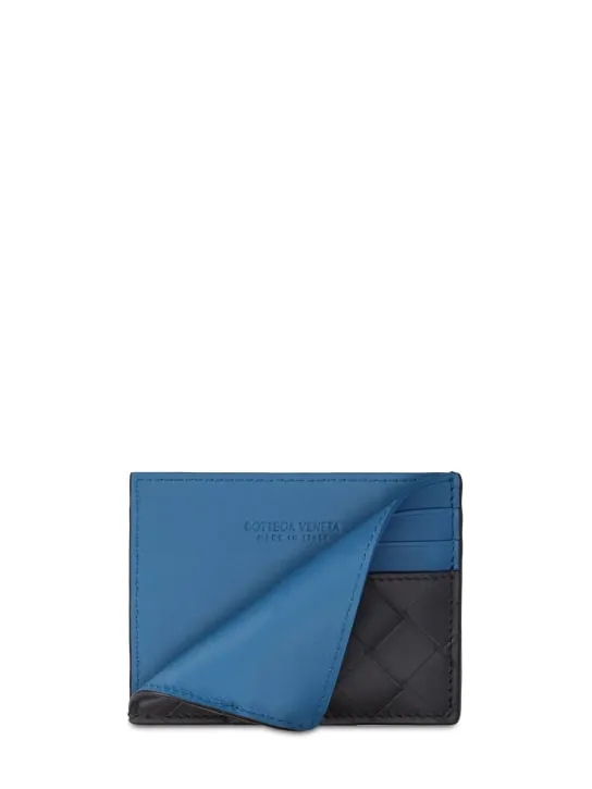 Bottega Veneta   Intrecciato leather credit card case 