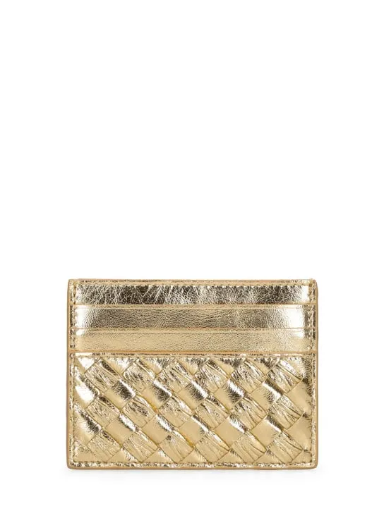 Bottega Veneta   Intrecciato leather credit card case 