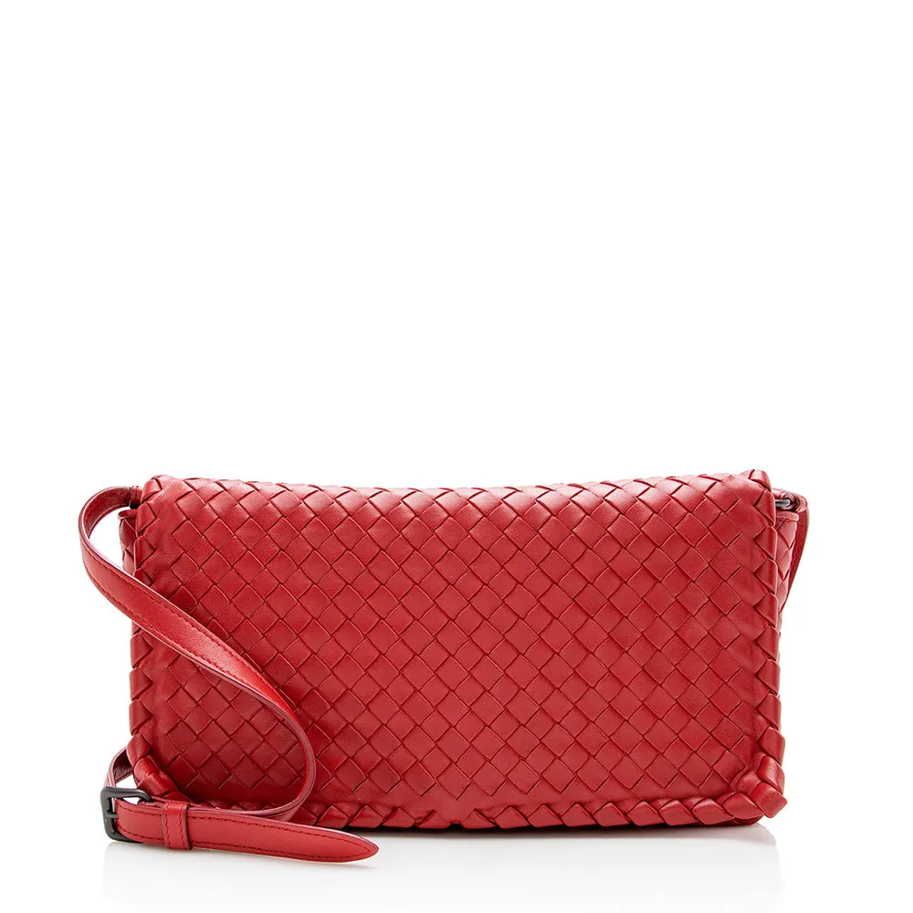 Bottega Veneta Intrecciato Woven Shoulder Bag (SHF-15999)