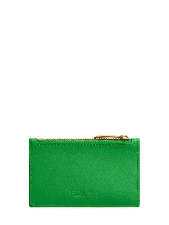 Bottega Veneta   Zipped leather card case 