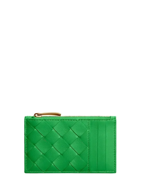 Bottega Veneta   Zipped leather card case 