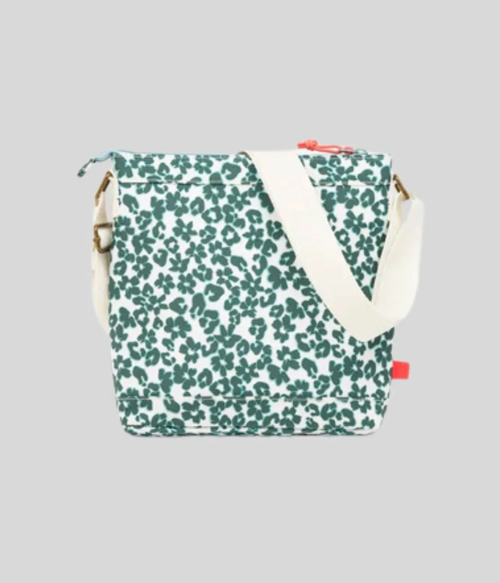 Brakeburn Leopard Floral Crossbody Bag