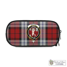 Brodie Dress Tartan Pen and Pencil Case with Family Crest