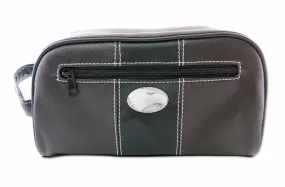 Brown & Black Toiletry Bag