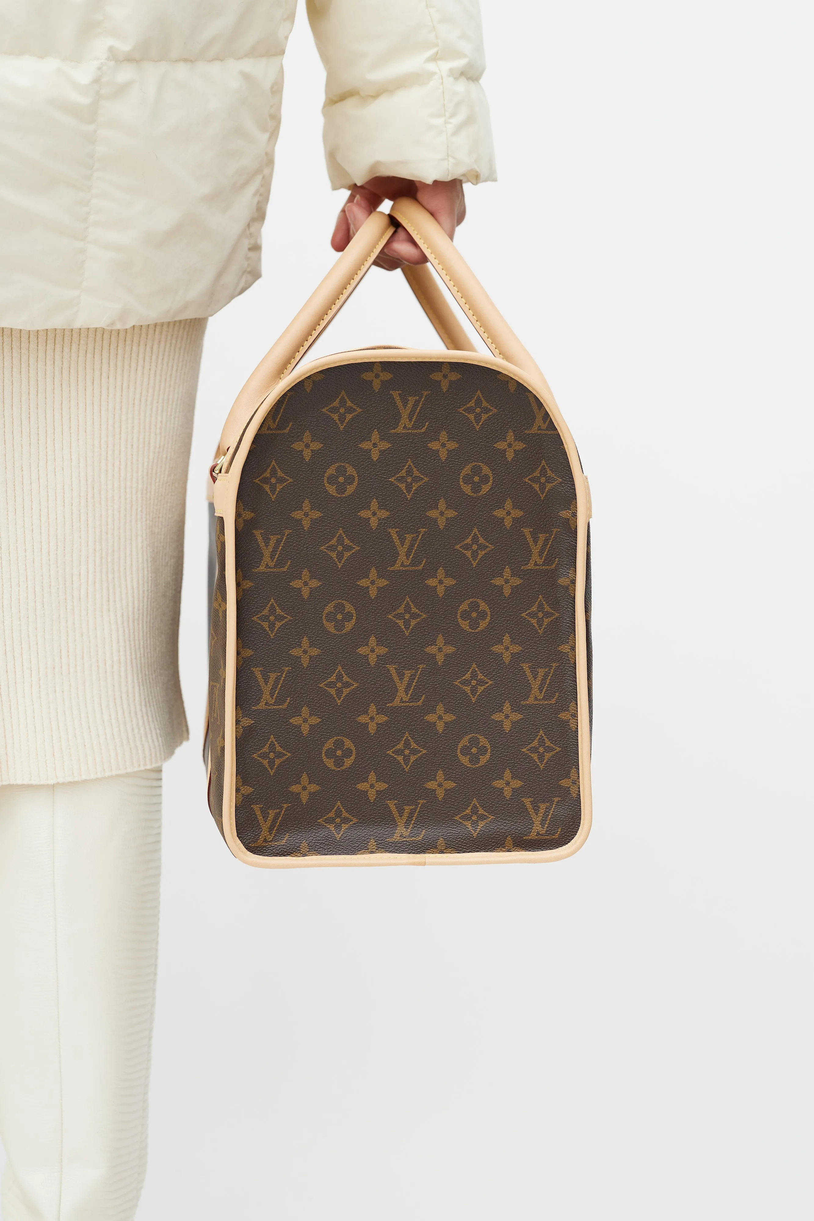 Brown Monogram Pet Carrier