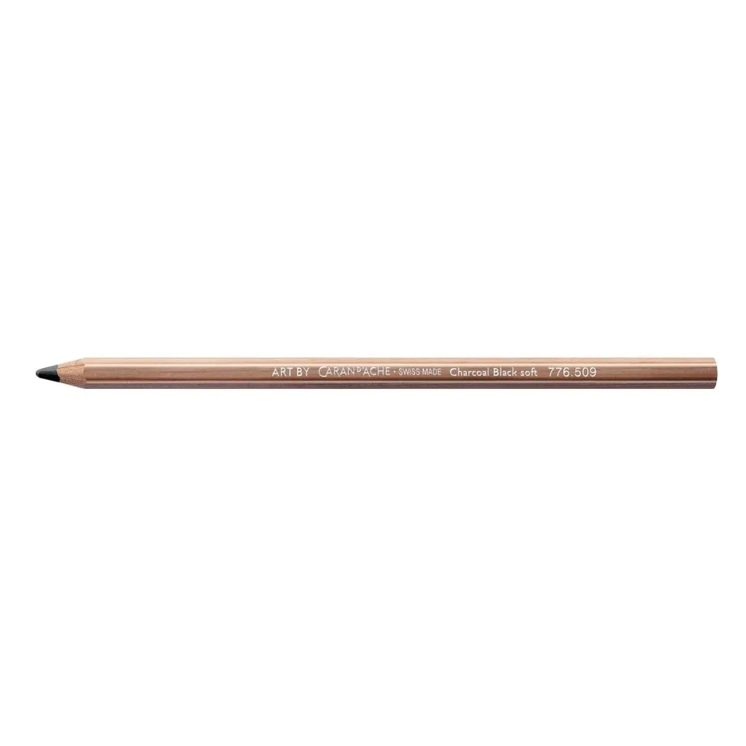 Caran d'ache Artist Soft Charcoal Black Pencil