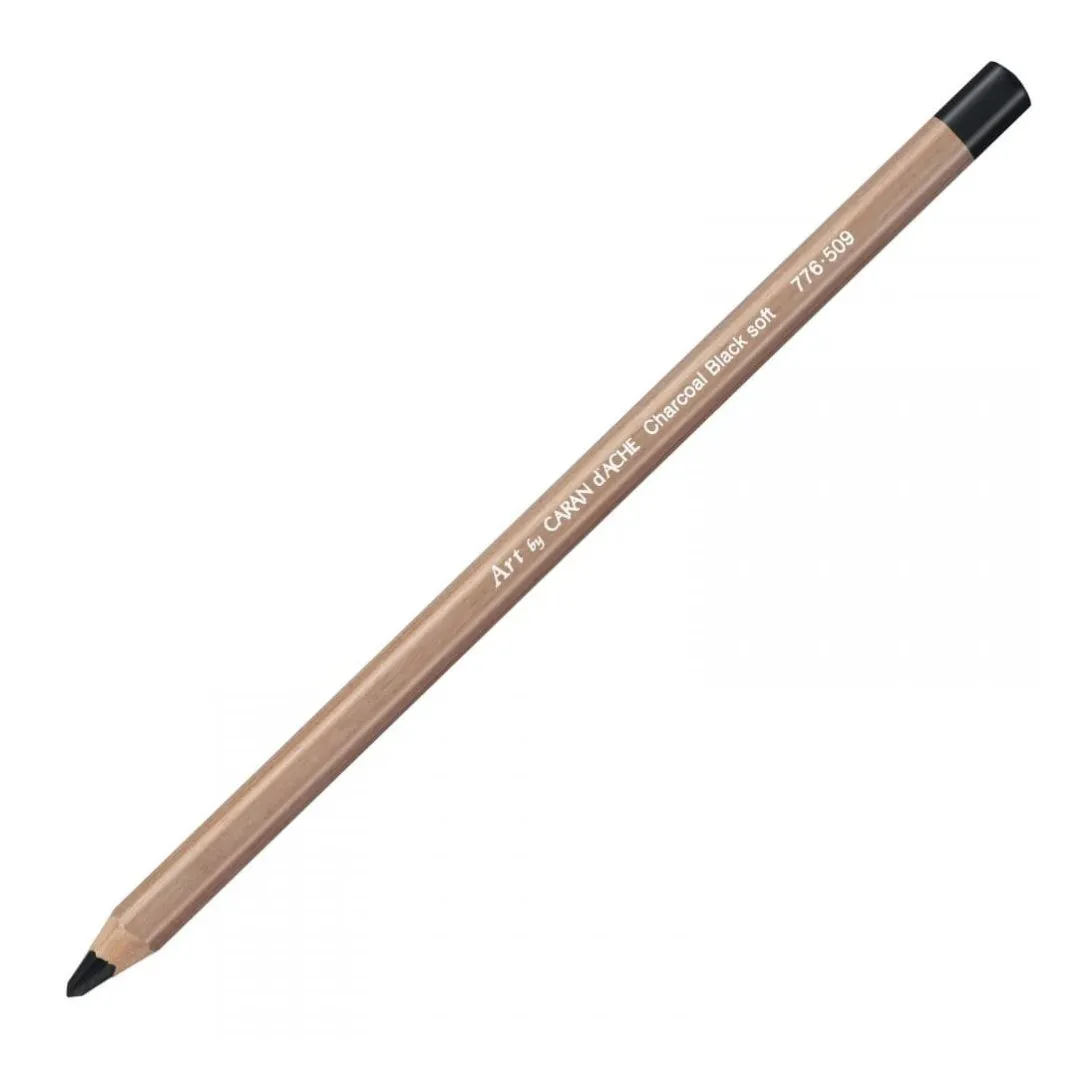 Caran d'ache Artist Soft Charcoal Black Pencil