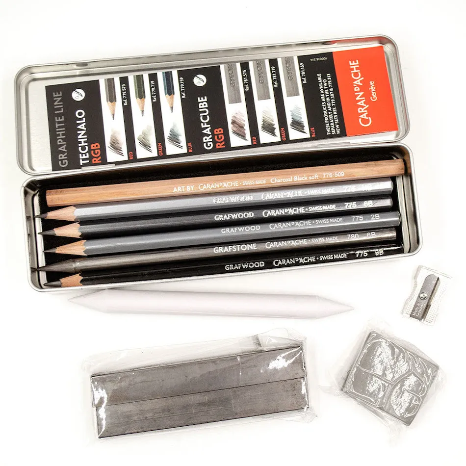 Caran d'Ache Graphite Line Multi-Techniques Sketching Set