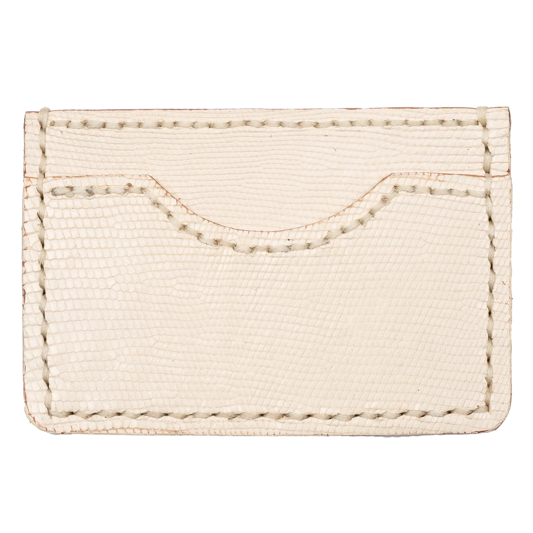 Card Case - Ivory Lizard